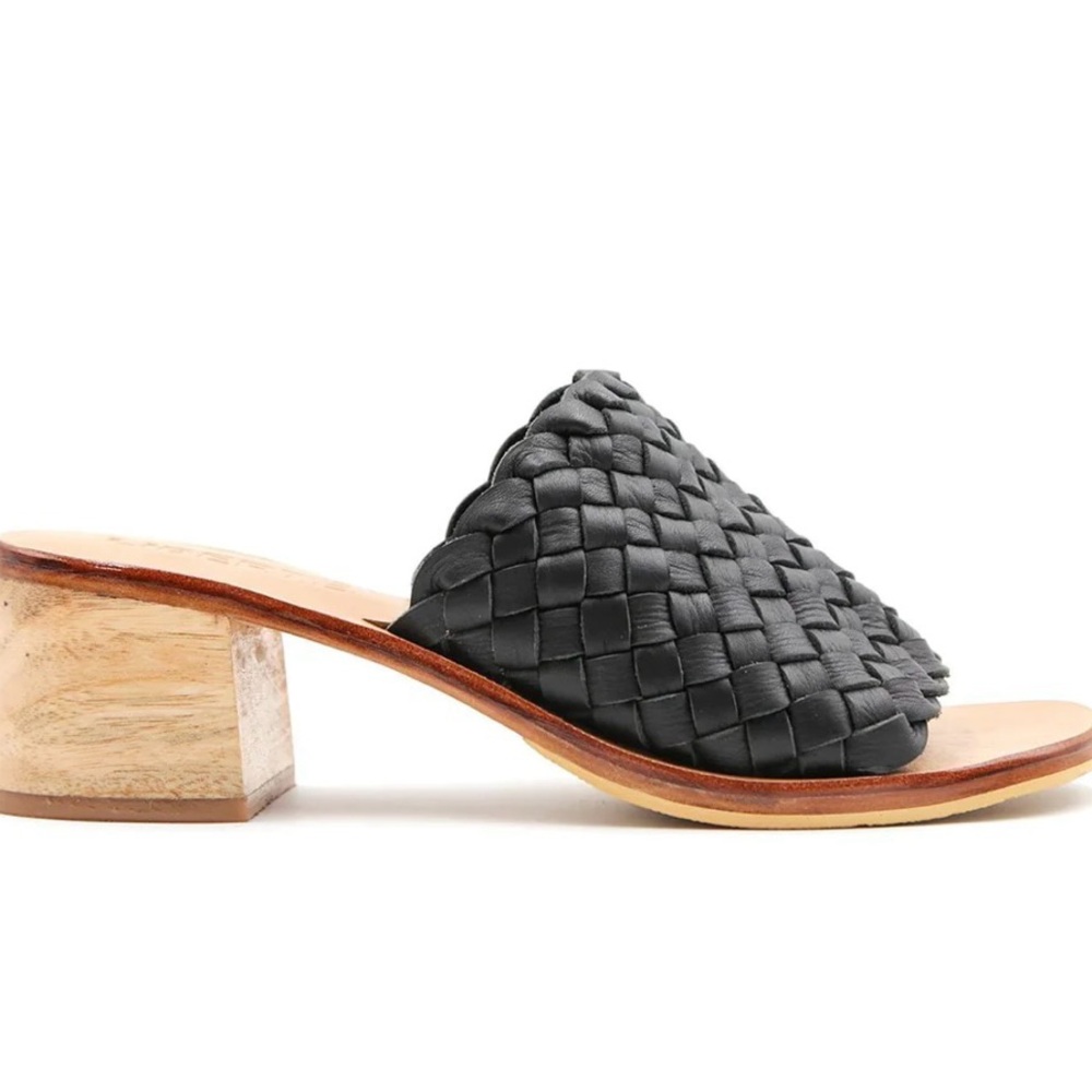 Woven Mule with Open Toe